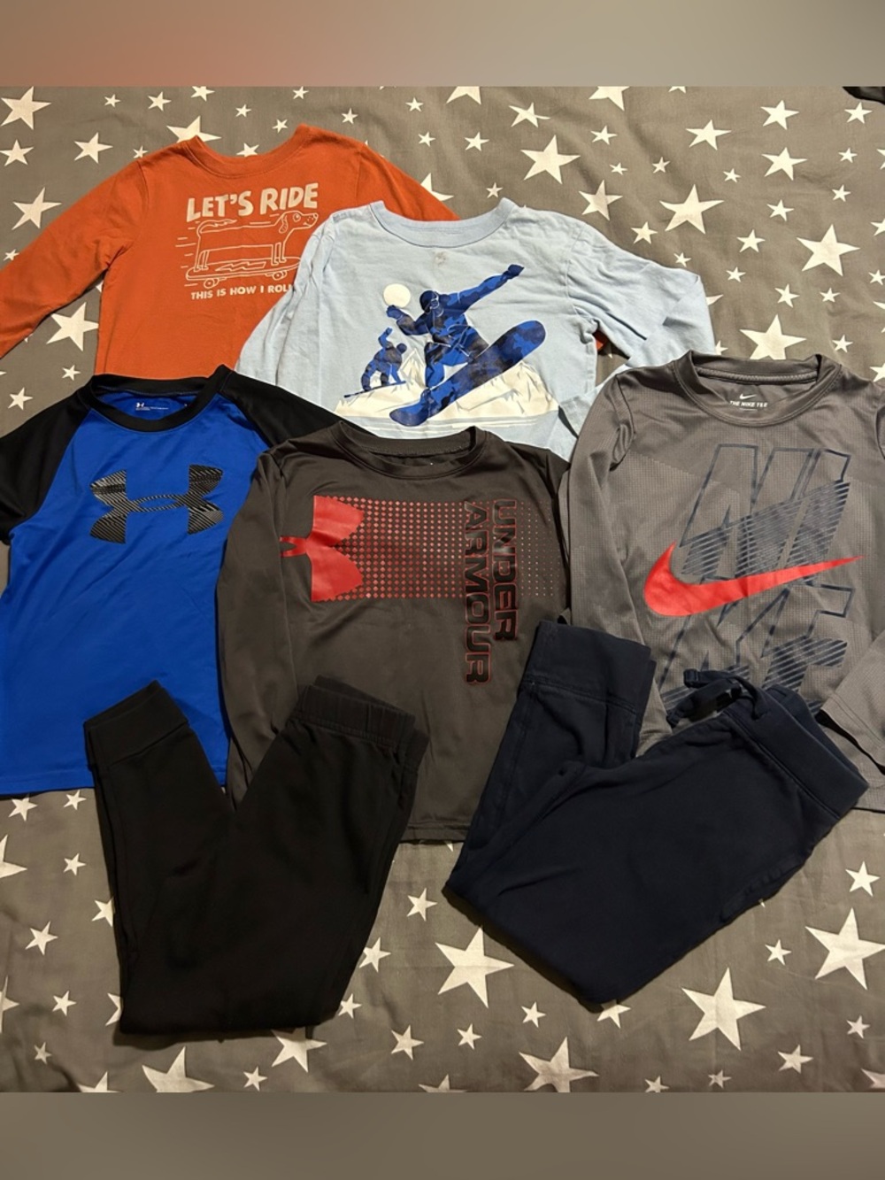 Toddler Boy Pants and L/S Top Bundle